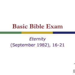 Bible recap study guide answers