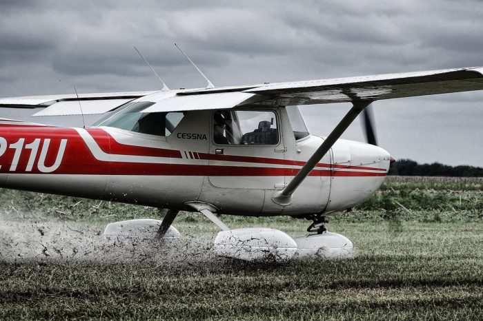 Takeoff field soft cessna